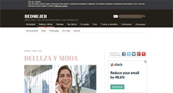 Desktop Screenshot of bellezaymoda.redmujer.com