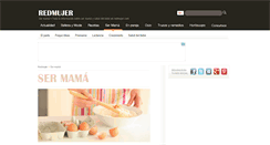 Desktop Screenshot of mama.redmujer.com